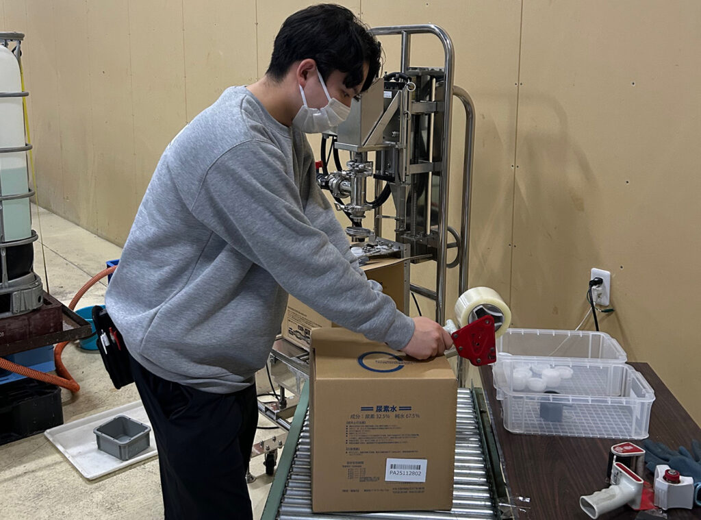 アドブルー充填行程