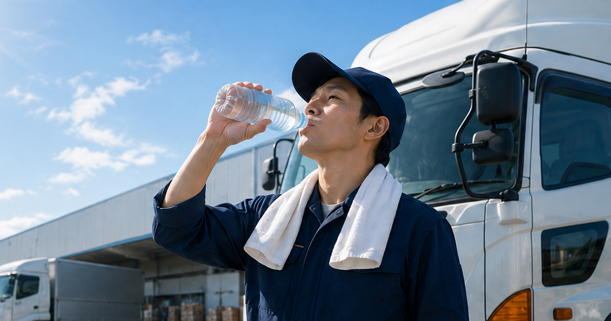 春から夏にかけてトラックドライバーが注意すべき5つのリスク