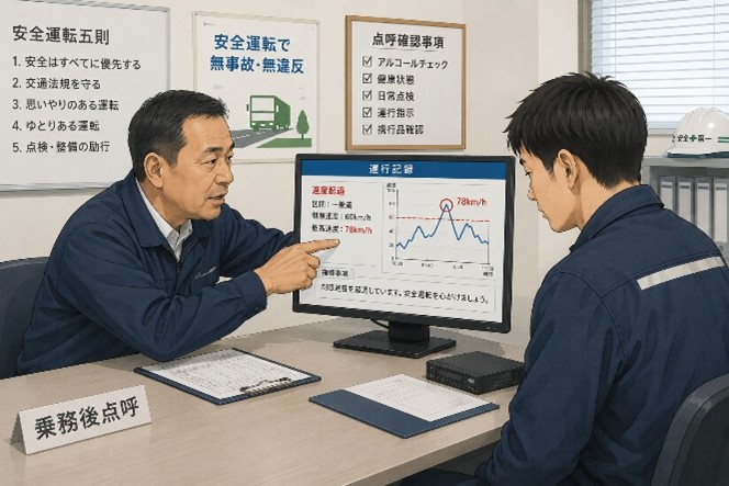 安全指導を行った記録を残しましょう