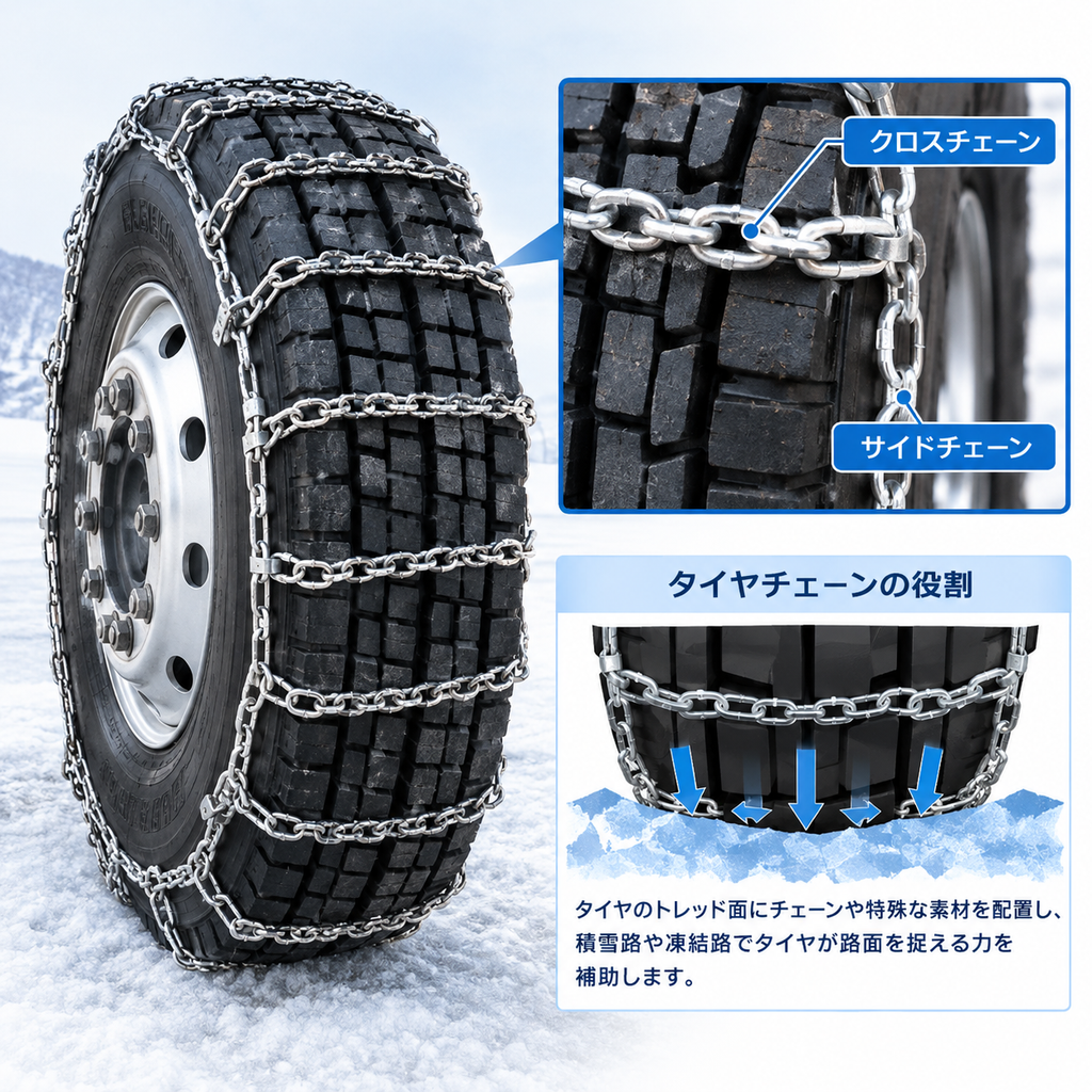 タイヤチェーンの基本構造